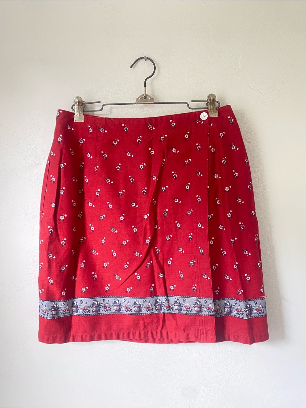 Vintage Susquehanna Trail Outfitters Watering Can Wrap Skirt